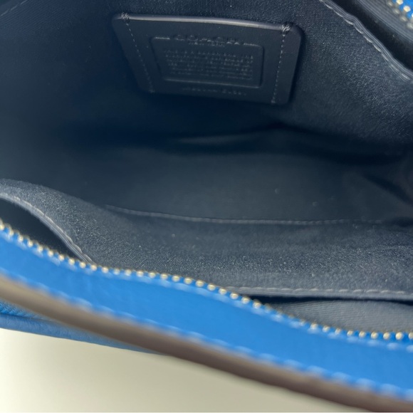 Coach Blue and Brown Bag - Picture 6 of 7